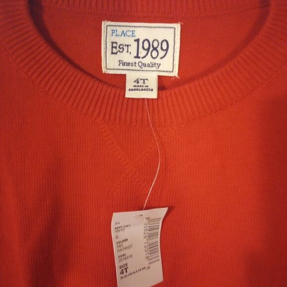 - ✨ NWT Children place hot pink girls sweater with three quarter sleeve - Picture 6 of 6